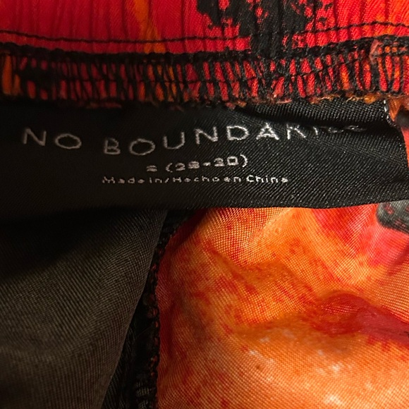 No Boundaries Red and Green Watermelon Swimming trunks - Picture 3 of 4
